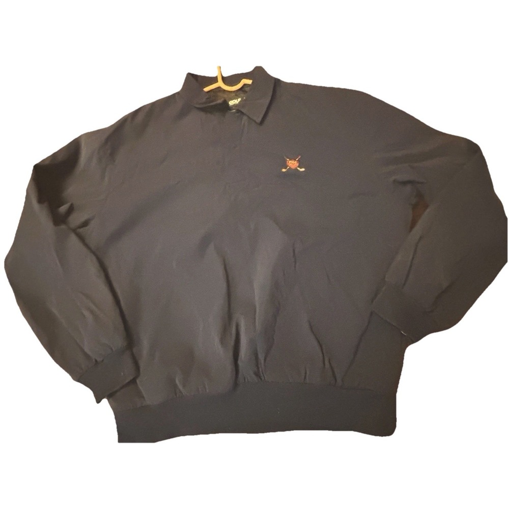Men's Vintage Polo Golf Ralph Lauren Navy Jacket Size Large